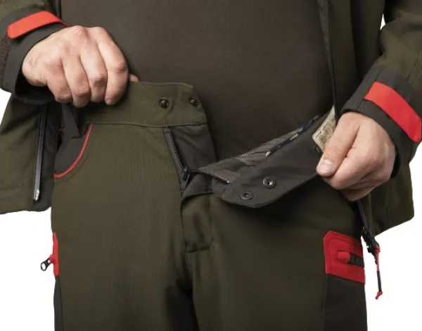 Härkila Pro Hunter Dog Keeper GTX Trousers Willow housut, vihreä/oranssi| Koiranohjaajan Vaatteet