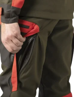 Härkila Pro Hunter Dog Keeper GTX Trousers Willow housut, vihreä/oranssi| Koiranohjaajan Vaatteet