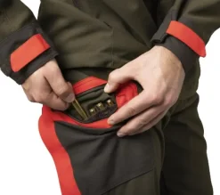 Härkila Pro Hunter Dog Keeper GTX Trousers Willow housut, vihreä/oranssi| Koiranohjaajan Vaatteet