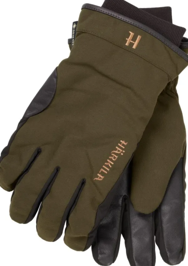 Härkila Metsästyskäsineet^Pro Hunter GTX metsästyskäsineet nahalla, vihreä/ruskea