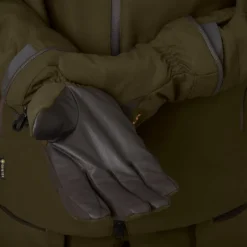 Härkila Metsästyskäsineet^Pro Hunter GTX metsästyskäsineet nahalla, vihreä/ruskea