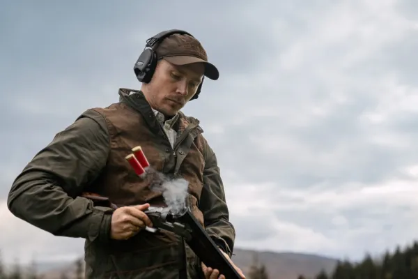 Härkila Metsästystakit/Ampumatakit^Rannoch HWS Shooting Jacket ampumatakki, Willow Green