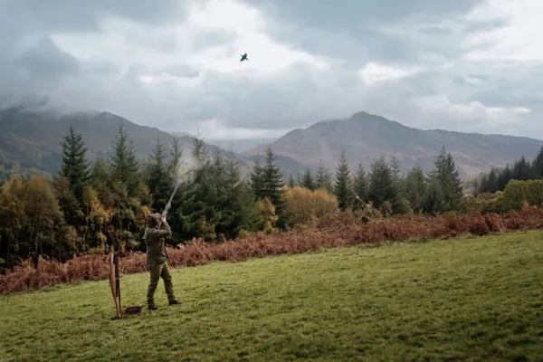 Härkila Metsästystakit/Ampumatakit^Rannoch HWS Shooting Jacket ampumatakki, Willow Green