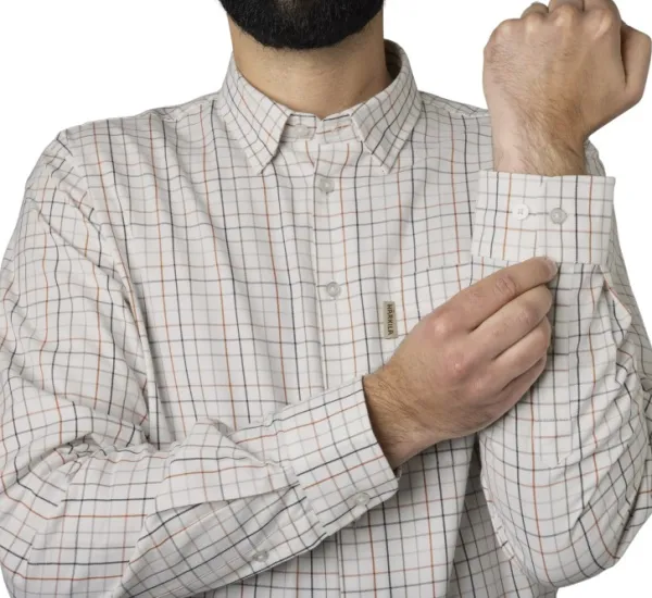 Härkila Metsästyspaidat^Retrieve Shirt paita, Bloodstone w/White