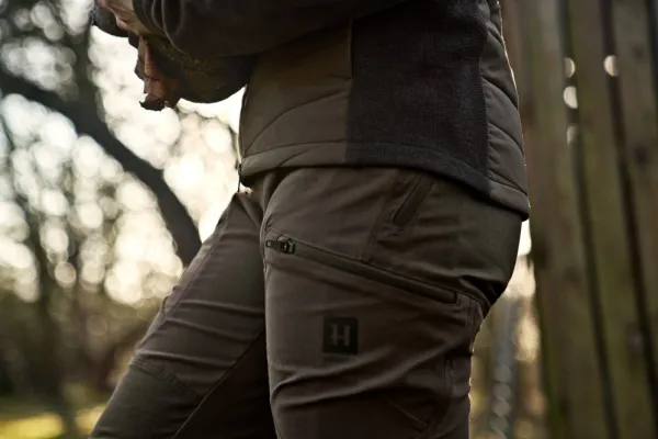 Härkila Naisten metsästysvaatteet/Naisten Metsästyshousut^Runa Trouser naisten metsästyshousut, Slate Brown/Willow Green