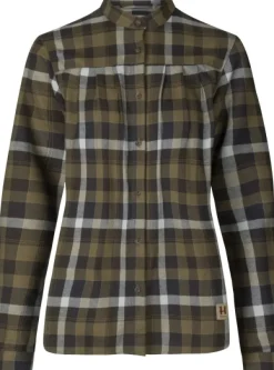 Härkila Metsästyspaidat^Sigrid Shirt naisten paita, Willow Green/Phantom