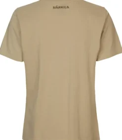 Härkila Stag Badge S/S T-Shirt Women Sand| T-paidat Ja Pikeepaidat
