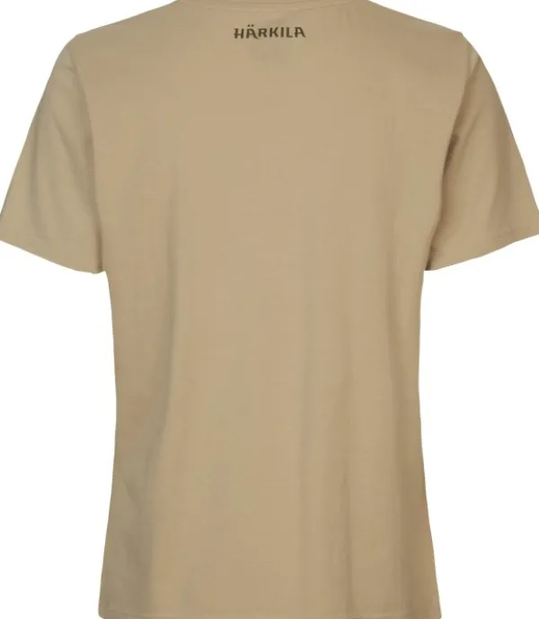 Härkila Stag Badge S/S T-Shirt Women Sand| T-paidat Ja Pikeepaidat