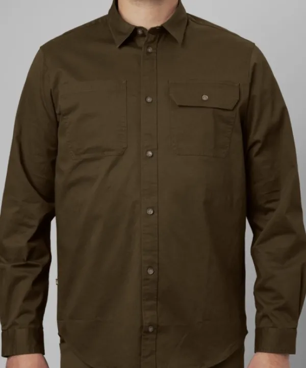 Härkila Flanelli- Ja Kauluspaidat^Trym Shirt paita, Willow Green