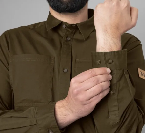 Härkila Flanelli- Ja Kauluspaidat^Trym Shirt paita, Willow Green