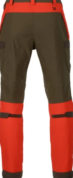 Härkila Wildboar Pro Housut Orange Blaze/Willow Green| Koiranohjaajan Vaatteet