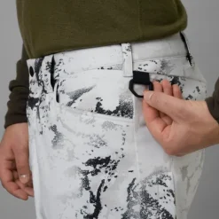 Härkila Winter Active WSP Trousers AXIS MSP lumicamo metsästyshousut, Snow| Camovaatteet