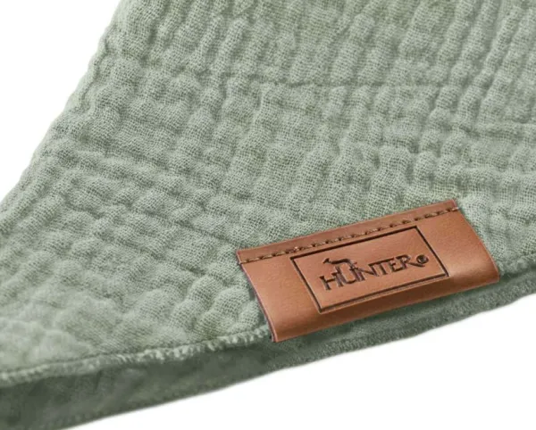 HUNTER Nola Triangle Scarf koiran huivi, M, vihreä| Kaulapannat