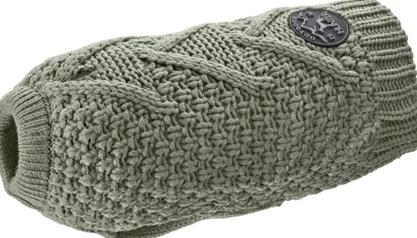 HUNTER Pullover Malmö koiran pusero, 40-45 cm, Khaki| Neuletakit