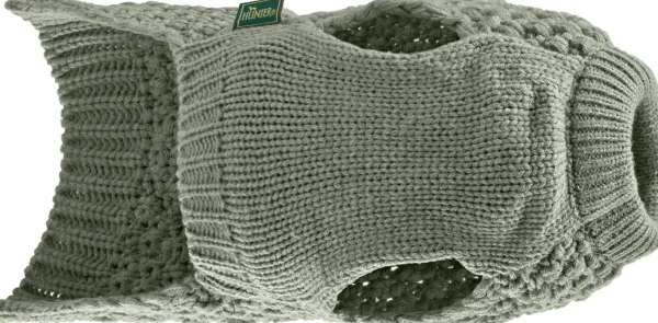 HUNTER Pullover Malmö koiran pusero, 40-45 cm, Khaki| Neuletakit