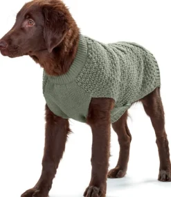 HUNTER Pullover Malmö koiran pusero, 25 cm, Khaki| Neuletakit