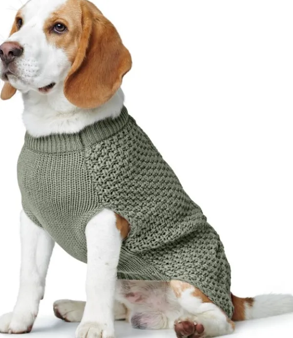 HUNTER Pullover Malmö koiran pusero, 25 cm, Khaki| Neuletakit