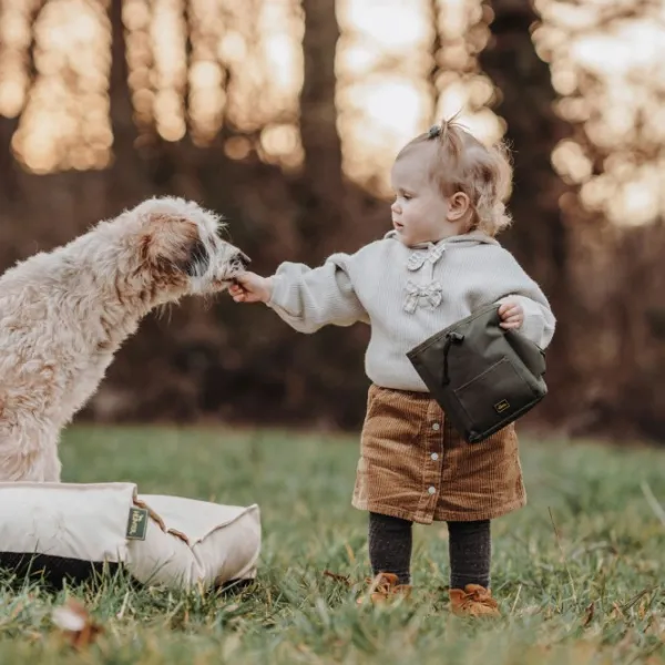 HUNTER Tyra Beltbag koiran tarvikelaukku, maastonvihreä| Koiranomistajan Tarvikkeet