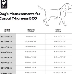 Hurtta Valjaat^Casual Y-Harness ECO valjaat, 50 - 80 cm, ruskeaoranssi