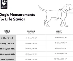 Hurtta Life Savior ECO pelastusliivi, 20-30 kg, oranssi| Koiran Pelastusliivit