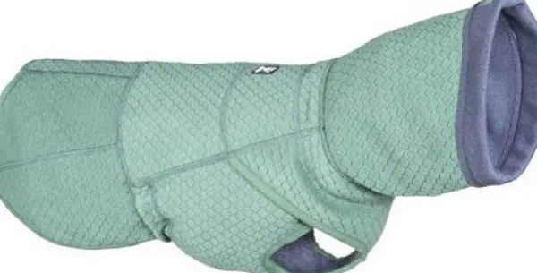 Hurtta Razzle Dazzle Midlayer koiran takki, 25-40 cm, harmaa/vihreä| Fleecetakit