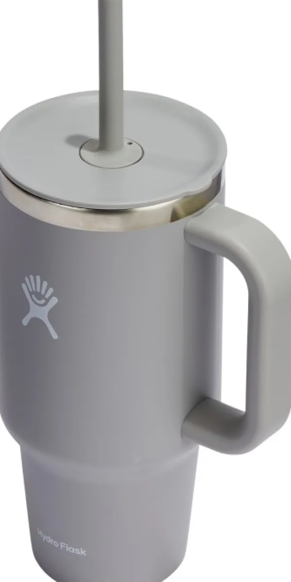 HydroFlask Eristetyt Juomapullot^All Around Travel Tumbler matkamuki, 946ml, harmaa