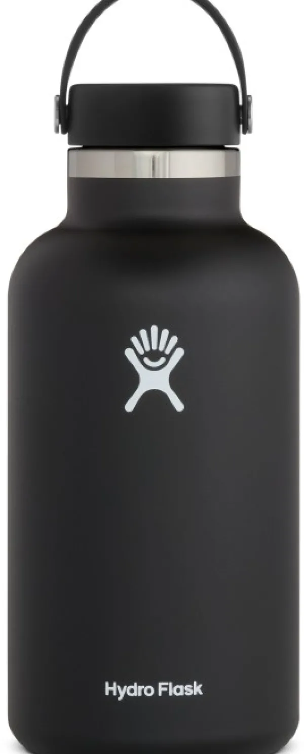 HydroFlask Eristetyt Juomapullot^Insulated Wide Mouth Flex juomapullo, 1900ml, musta