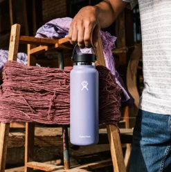 HydroFlask Eristetyt Juomapullot^Insulated Wide Mouth Flex juomapullo, 1180 ml, tummansininen