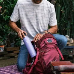 HydroFlask Eristetyt Juomapullot^Std Flex Straw juomapullo pillillä, 621 ml, vaaleansininen