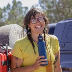 HydroFlask Eristetyt Juomapullot^Std Flex Straw juomapullo pillillä, 621 ml, vaaleansininen