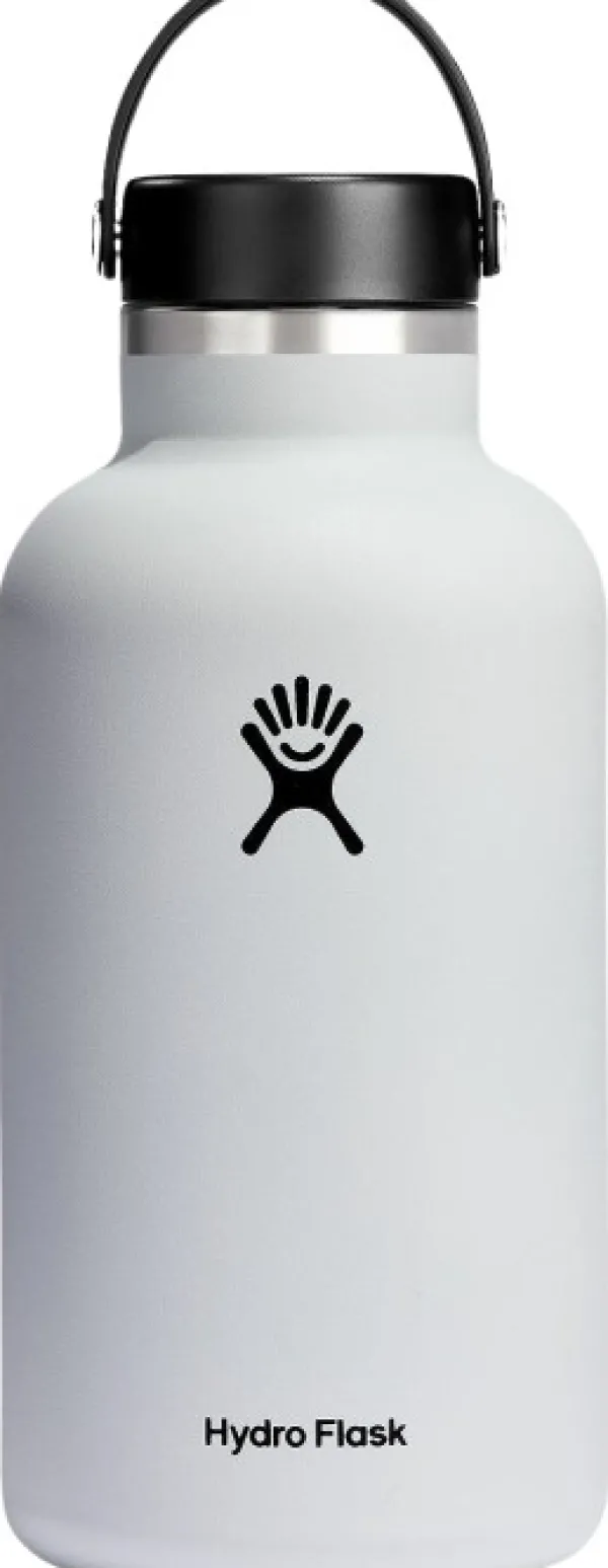 HydroFlask Eristetyt Juomapullot^Wide Flex 1900 ml juomapullo, White