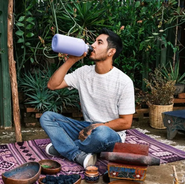 HydroFlask Eristetyt Juomapullot^Wide Flex 1900 ml juomapullo, White