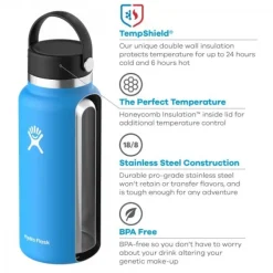 HydroFlask Eristetyt Juomapullot^Wide Mouth Flex 946 ml Pacific