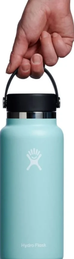 HydroFlask Eristetyt Juomapullot^Wide Mouth Flex juomapullo, 946 ml, vaaleansininen