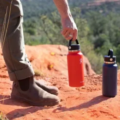 HydroFlask Eristetyt Juomapullot^Wide Mouth Flex juomapullo, 946 ml, vaaleansininen