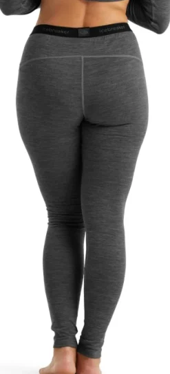 Icebreaker 200 Oasis Leggings naisten kerrastohousut, harmaa| Kerrastohousut