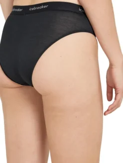 Icebreaker Mer 125 Cool-Lite Sprite Hipster naisten alushousut, Black| Alusvaatteet