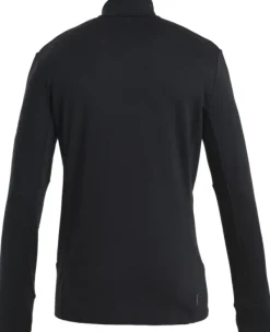 Icebreaker Hupparit, Fleecet Ja Välipaidat^Mer 260 Quantum IV LS Zip välikerros, Black
