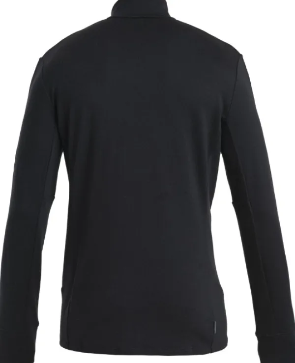 Icebreaker Hupparit, Fleecet Ja Välipaidat^Mer 260 Quantum IV LS Zip välikerros, Black