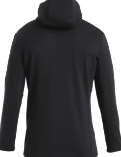 Icebreaker Mer 260 Quantum IV LS Zip Hoodie merinohuppari, Black| Hupparit, Fleecet Ja Välipaidat