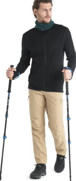 Icebreaker Mer 260 Quantum IV LS Zip Hoodie merinohuppari, Black| Hupparit, Fleecet Ja Välipaidat