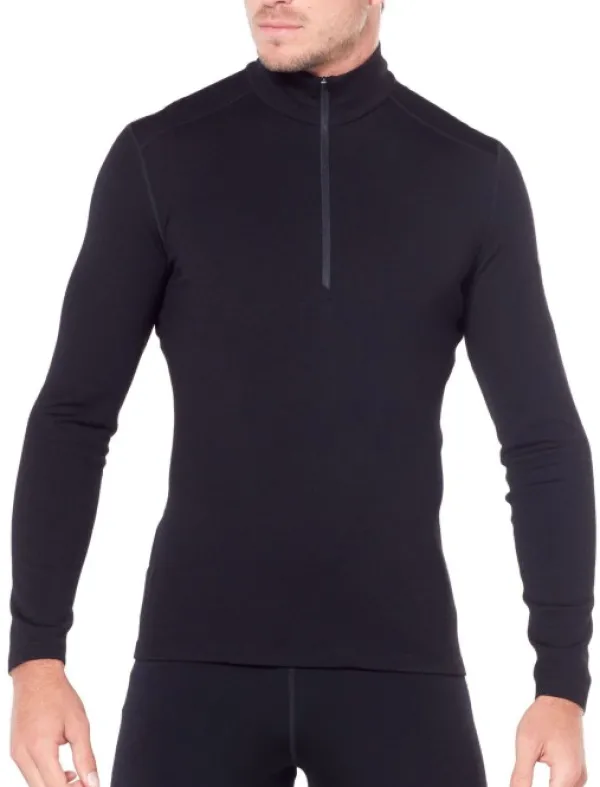 Icebreaker M's Tech LS Half Zip 260 Black| Kerrastopaidat