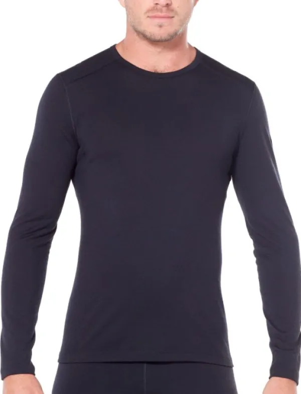 Icebreaker Kerrastopaidat^Oasis LS Crewe 200 merinopaita, tummansininen