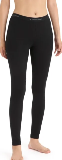 Icebreaker Oasis -naisten housut, musta| Kerrastohousut
