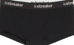 Icebreaker Sprite Hot Pants 150 naisten alushousut, musta| Alusvaatteet