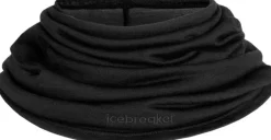 Icebreaker U Cool-Lite Flexi Chute tuubihuivi, musta| Päähineet, huivit ja kaulurit/Balaclavat Ja Kasvomaskit