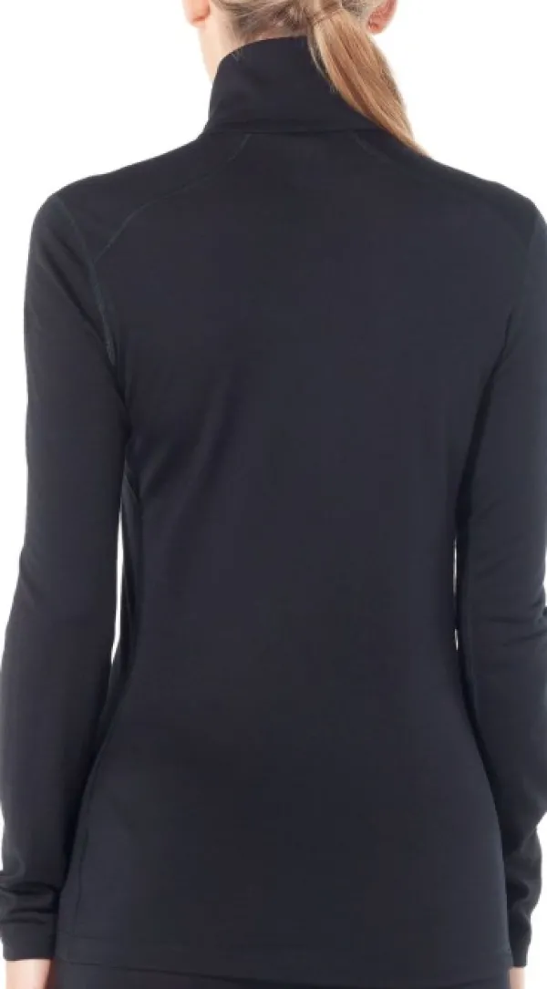 Icebreaker Kerrastopaidat^W's 200 Oasis LS Half Zip Black