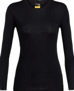 Icebreaker W's Everyday LS Crewe 175 Black| Kerrastopaidat