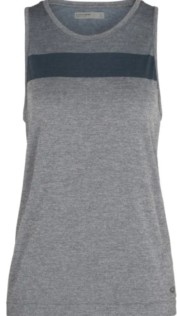 Icebreaker Hihattomat Paidat^W's Motion Seamless Tank Serene Blue Hthr