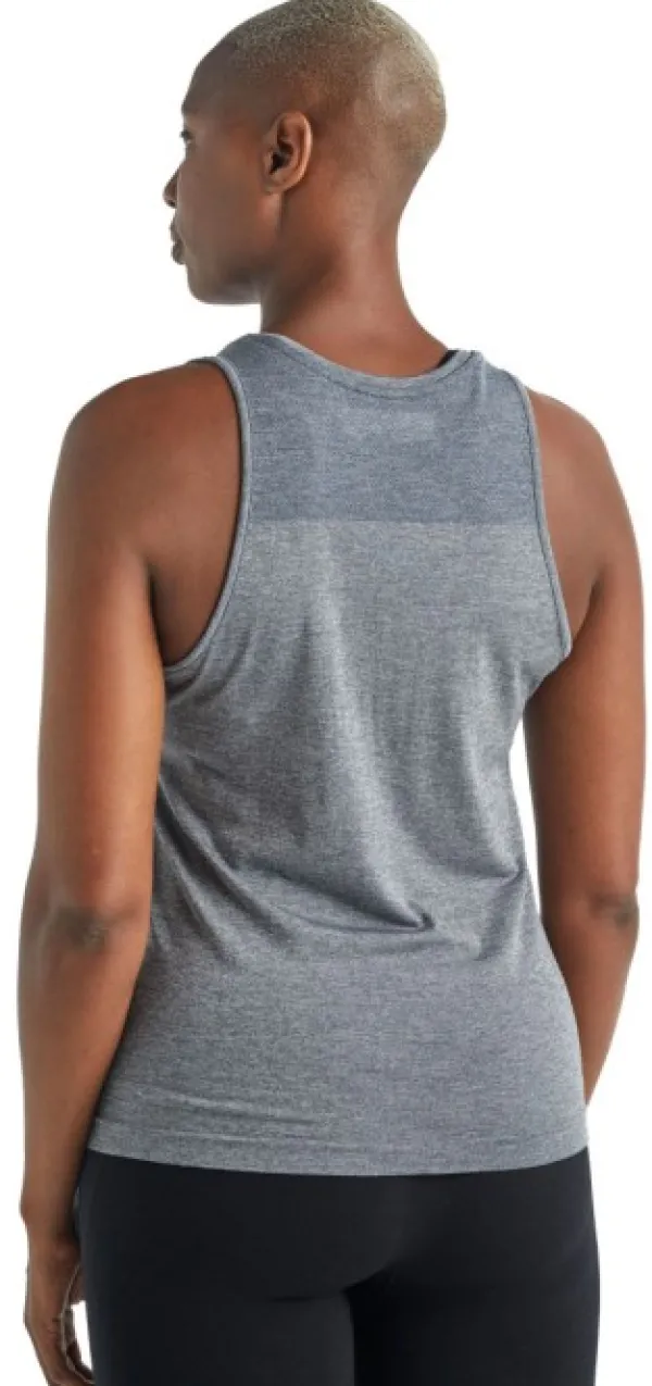 Icebreaker Hihattomat Paidat^W's Motion Seamless Tank Serene Blue Hthr